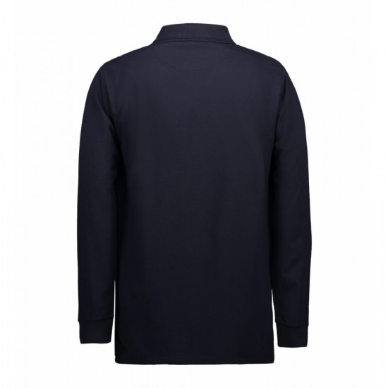 Лонгслів поло чоловічий PRO Wear на кнопках темно-синій - 0336790XS