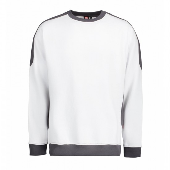 Світшот чоловічий PRO Wear з контрастними вставками білий - 03620014XL