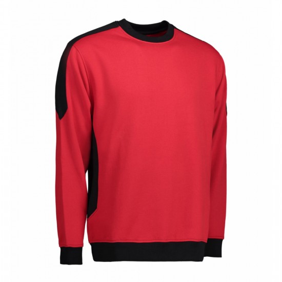 Світшот чоловічий PRO Wear з контрастними вставками червоний - 0362330L