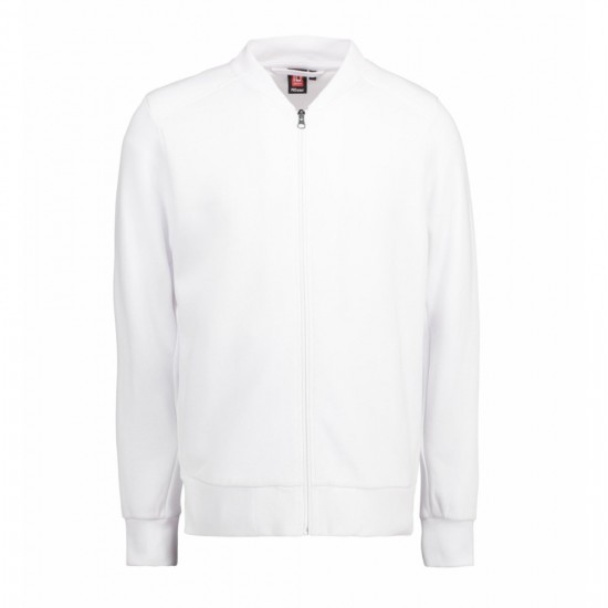 Світшот чоловічий на блискавці PRO Wear білий - 0366001L