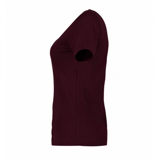 Футболка жіноча ID Interlock V темно-бордовий - 0506294M
