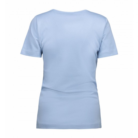 Футболка жіноча ID Interlock V світло-синій - 0506700M