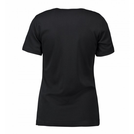 Футболка жіноча ID Interlock V чорний - 0506900M