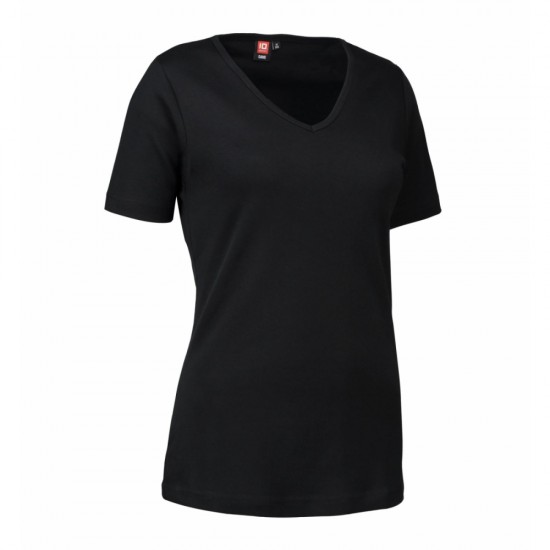 Футболка жіноча ID Interlock V чорний - 0506900M