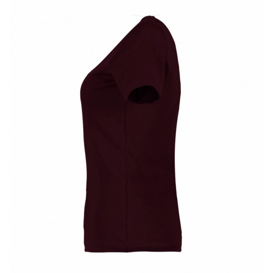 Футболка жіноча ID Interlock темно-бордовий - 0508294M