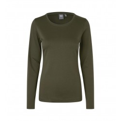 Лонгслів жіночий ID Interlock оливковий - 0509570L