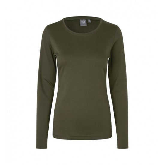 Лонгслів жіночий ID Interlock оливковий - 0509570L Лонгслів жіночий ID Interlock оливковий - 0509570L