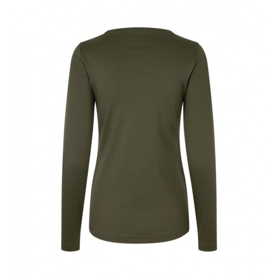 Лонгслів жіночий ID Interlock оливковий - 0509570L Лонгслів жіночий ID Interlock оливковий - 0509570L