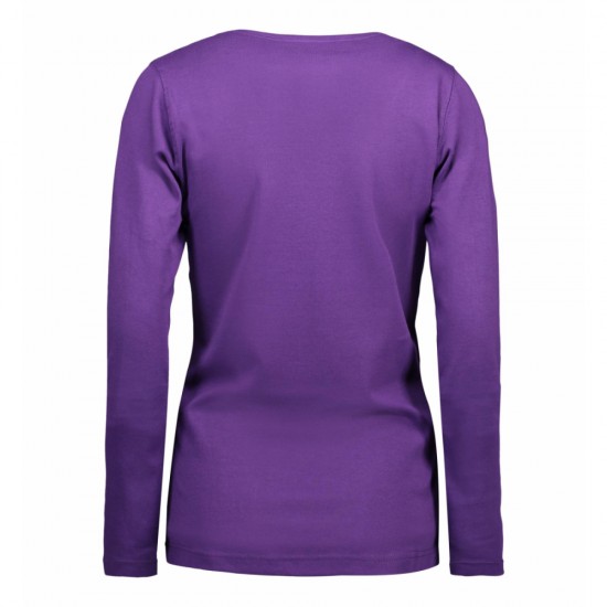 Лонгслів жіночий ID Interlock фіолетовий - 0509630L