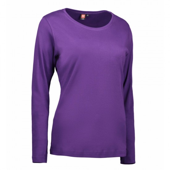 Лонгслів жіночий ID Interlock фіолетовий - 0509630L
