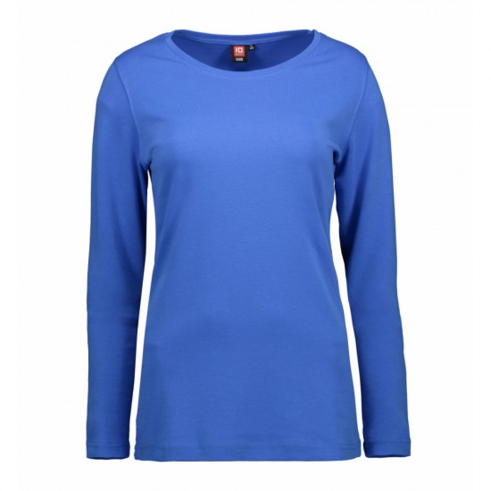 Лонгслів жіночий ID Interlock лазурний - 0509735S