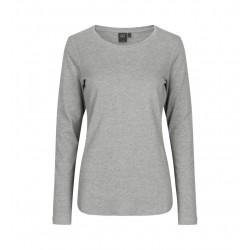 Лонгслів жіночий ID Interlock сірий меланж - 0509210XL