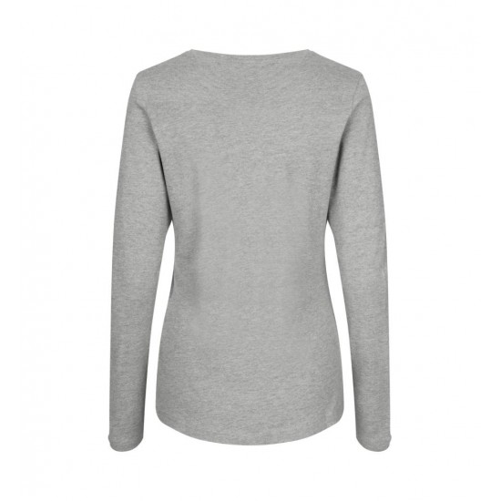Лонгслів жіночий ID Interlock сірий меланж - 0509210S