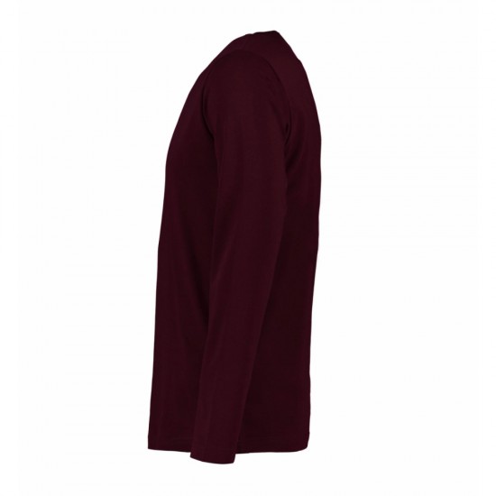 Лонгслів чоловічий ID Interlock темно-бордовий - 0518294S