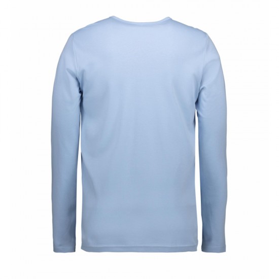 Лонгслів чоловічий ID Interlock світло-синій - 0518700L