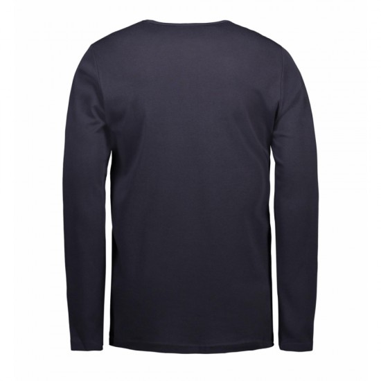 Лонгслів чоловічий ID Interlock темно-сіній - 0518790XXL