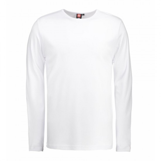 Лонгслів чоловічий ID Interlock білий - 0518001L