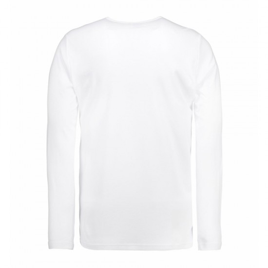 Лонгслів чоловічий ID Interlock білий - 0518001L