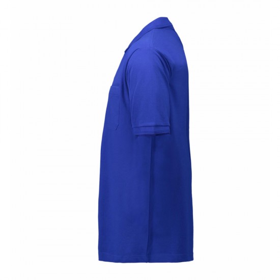 Футболка поло чоловіча ID Classic з кишенею королівський синій - 0520770XS