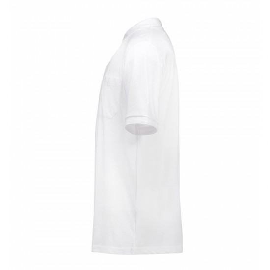 Футболка поло чоловіча ID Classic з кишенею білий - 0520001XS Футболка поло чоловіча ID Classic з кишенею білий - 0520001XS