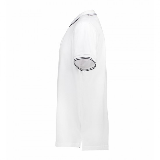 Футболка поло чоловіча ID Stretch з контрастними вставками білий - 05220013XL Футболка поло чоловіча ID Stretch з контрастними вставками білий - 05220013XL