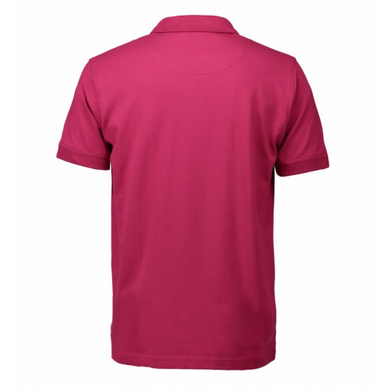 Футболка поло чоловіча ID Stretch вишневий - 0525320L