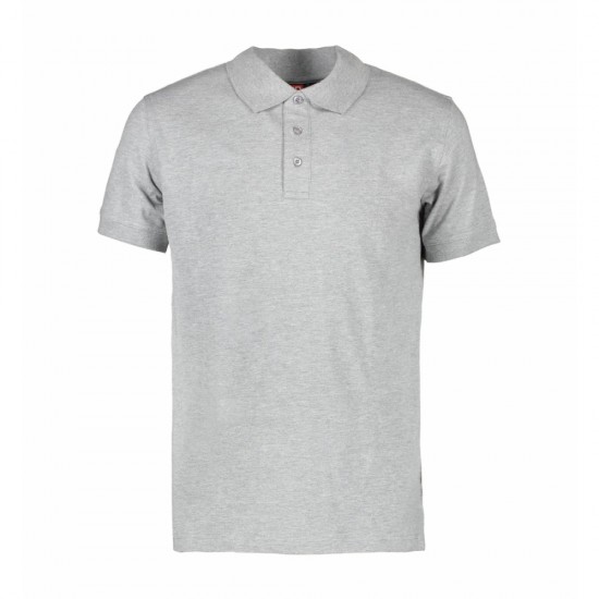 Футболка поло чоловіча ID Stretch сірий меланж - 05252103XL Футболка поло чоловіча ID Stretch сірий меланж - 05252103XL