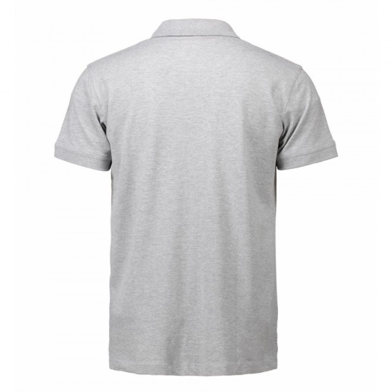 Футболка поло чоловіча ID Stretch сірий меланж - 05252103XL Футболка поло чоловіча ID Stretch сірий меланж - 05252103XL