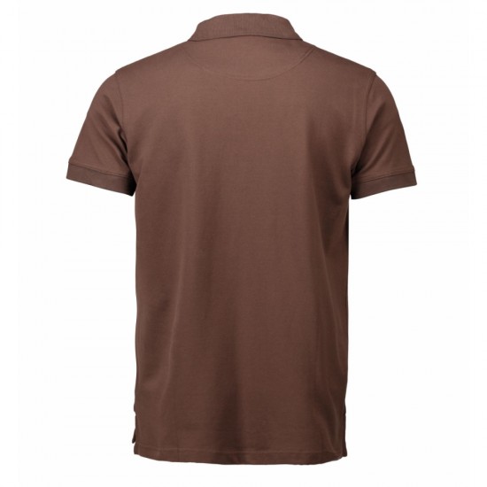 Футболка поло чоловіча ID Stretch мокка - 0525650XS