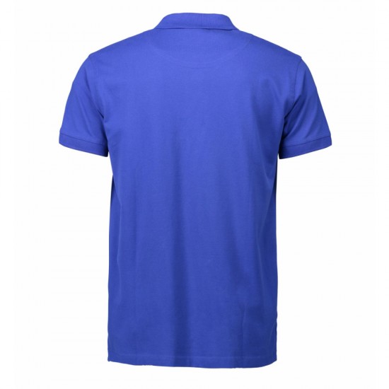 Футболка поло чоловіча ID Stretch королівський синій - 0525770XS