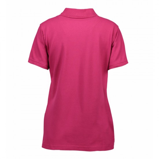 Футболка поло жіноча ID Stretch вишневий - 0527320S