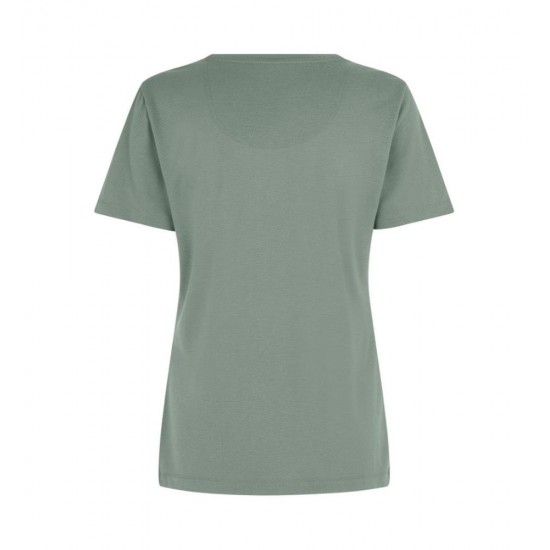 Футболка жіноча ID Lyocell пильний зелений - 0529393XS