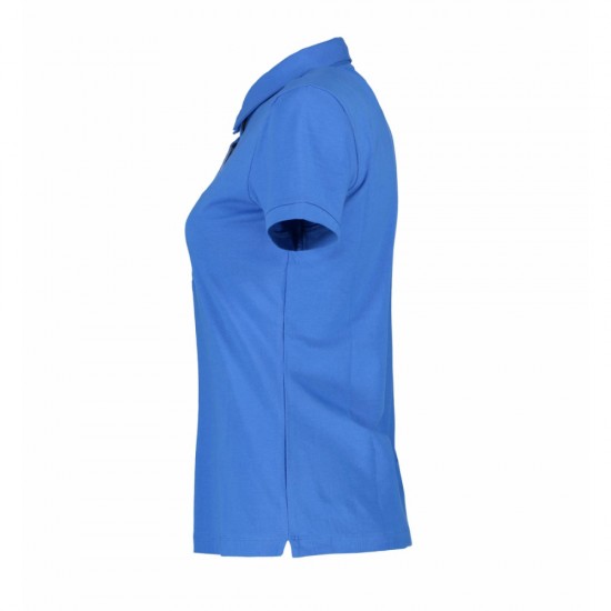 Футболка поло жіноча ID Business лазурний - 0535735S