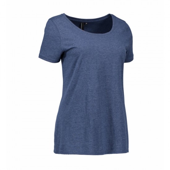 Футболка жіноча ID Core синій меланж - 0541716S