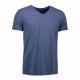 Футболка чоловіча ID Core V синій меланж - 0542716L