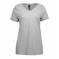 Футболка жіноча ID Core V сірий меланж - 0543210S