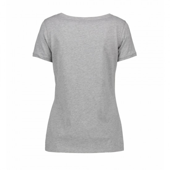 Футболка жіноча ID Core V сірий меланж - 0543210XXL