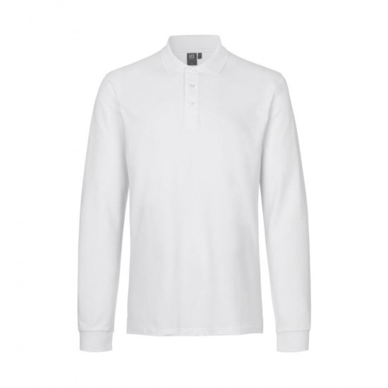 Лонгслів поло чоловіча ID Stretch білий - 05440015XL