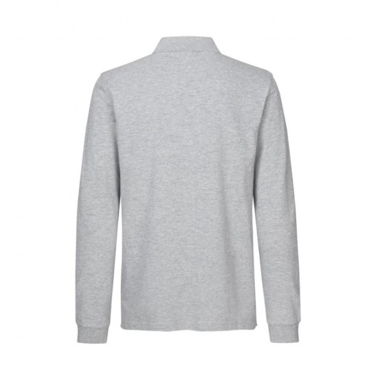 Лонгслів поло чоловіча ID Stretch сірий меланж - 0544210XL Лонгслів поло чоловіча ID Stretch сірий меланж - 0544210XL