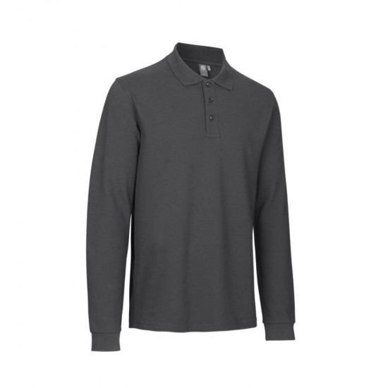 Лонгслів поло чоловіча ID Stretch вугільний - 0544295XXL