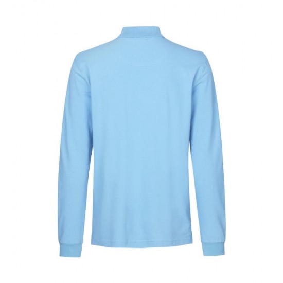 Лонгслів поло чоловіча ID Stretch блакитний - 0544700S