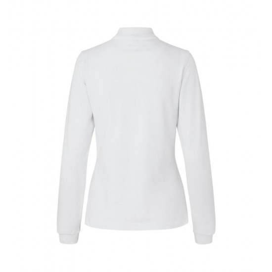 Лонгслів поло жіноча ID Stretch білий - 0545001L