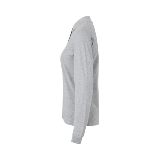 Лонгслів поло жіноча ID Stretch сірий меланж - 0545210L Лонгслів поло жіноча ID Stretch сірий меланж - 0545210L