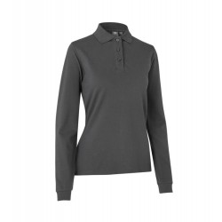Лонгслів поло жіноча ID Stretch вугільний - 05452953XL