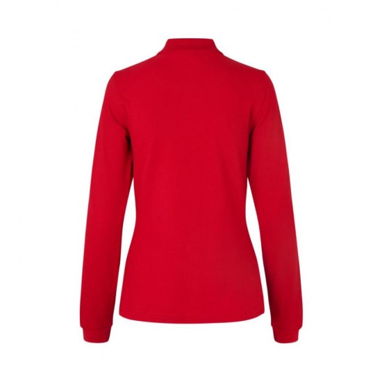 Лонгслів поло жіноча ID Stretch червоний - 0545330L