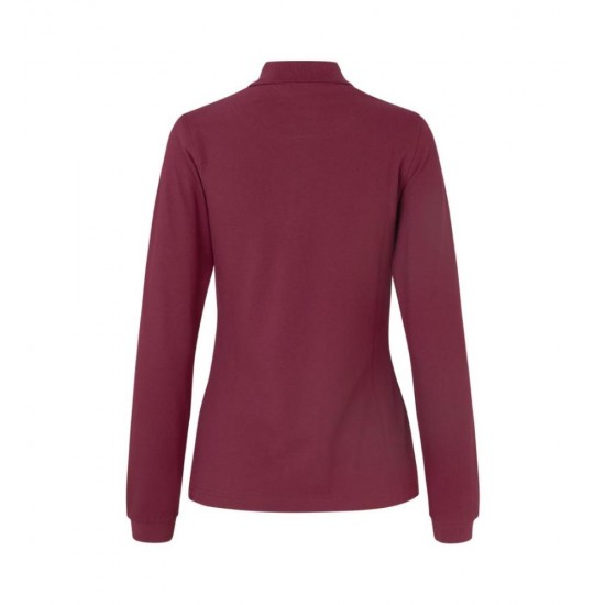 Лонгслів поло жіноча ID Stretch бордовий - 0545345XS