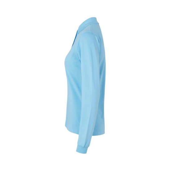 Лонгслів поло жіноча ID Stretch блакитний - 0545700XS