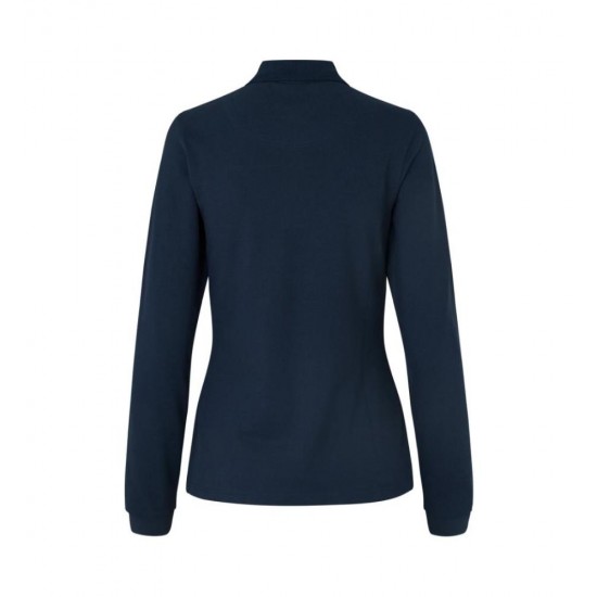 Лонгслів поло жіноча ID Stretch темно-синій - 0545790L