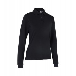Лонгслів поло жіноча ID Stretch чорний - 05459005XL