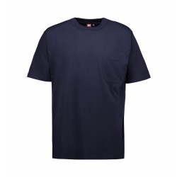 Футболка чоловіча ID T-Time з кишенею темно-сіній - 0550790XXL